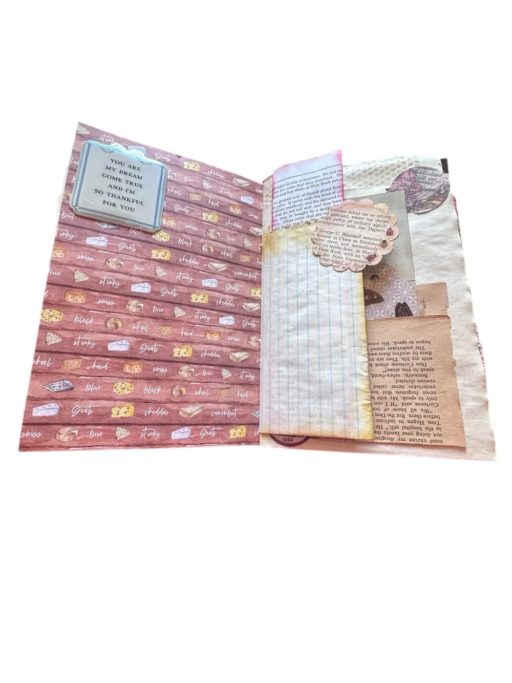 Handmade One of a Kind Junk Journal Vineyard Theme
